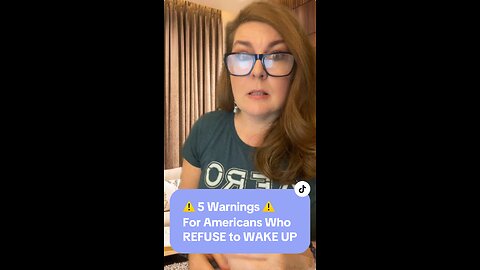 ⚠️ 5 Warnings ⚠️ for Americans who REFUSE to WAKE UP