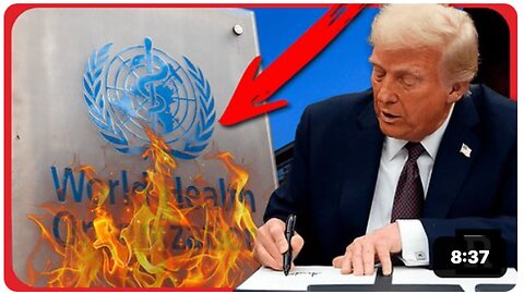 🔥 Trump just DESTROYED the WHO with the stroke of a pen || Trump’s Triumphant Return || @Aaker