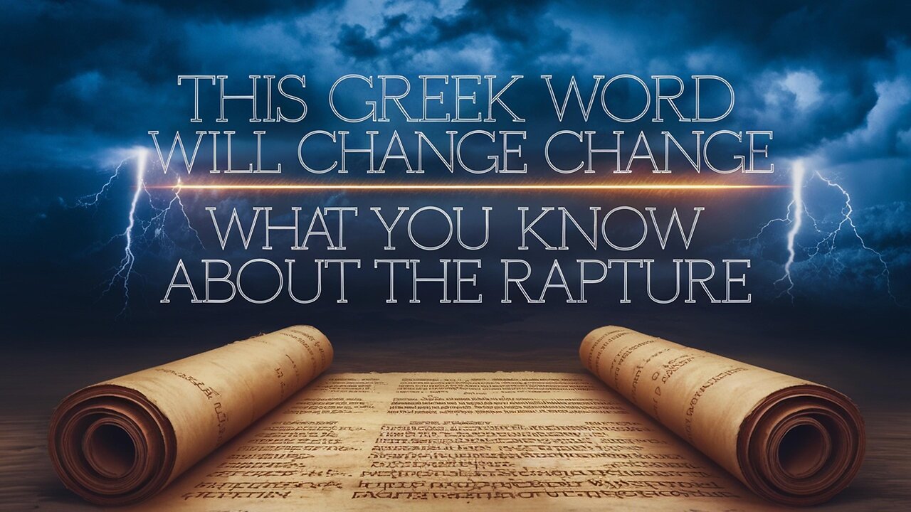 This Greek Word will Change Everything You Know About The Rapture!