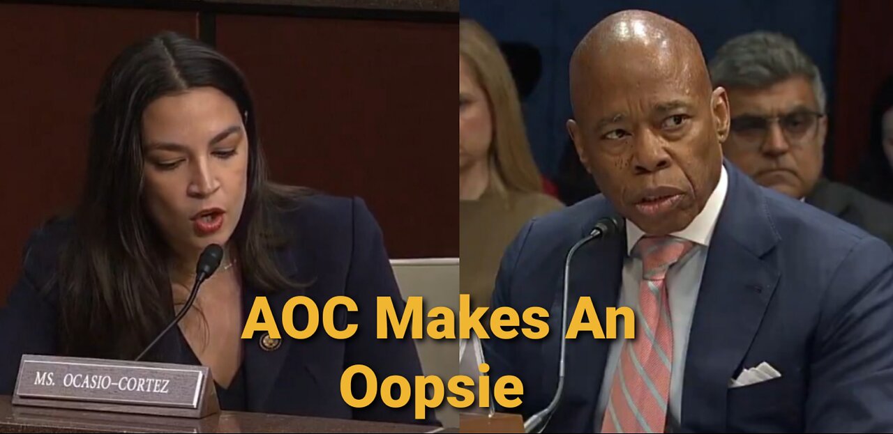 AOC Determines Mayor Adams Has To Be Guilty Of Crime Because He Won't Answer Her