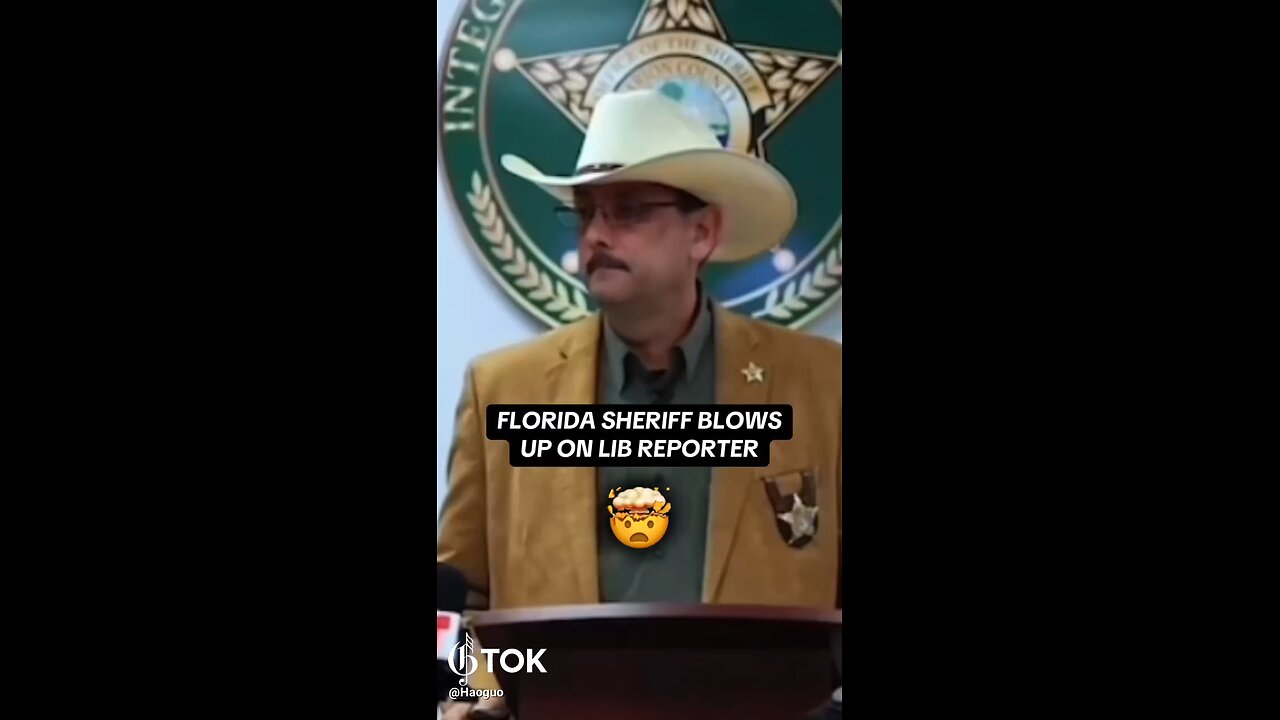 The Sheriff flipped out and called him out by name