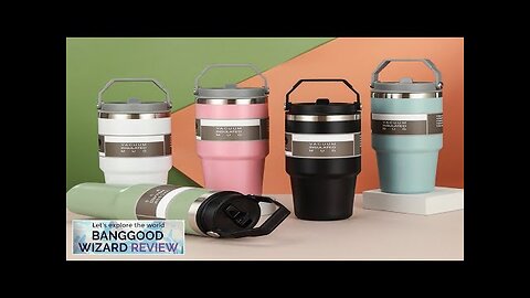 900ml Large Capacity Water Cup 304 Stainless Steel Car Insulated Cup Review