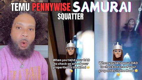 TEMU PENNYWISE SAMURAI SQUATTER