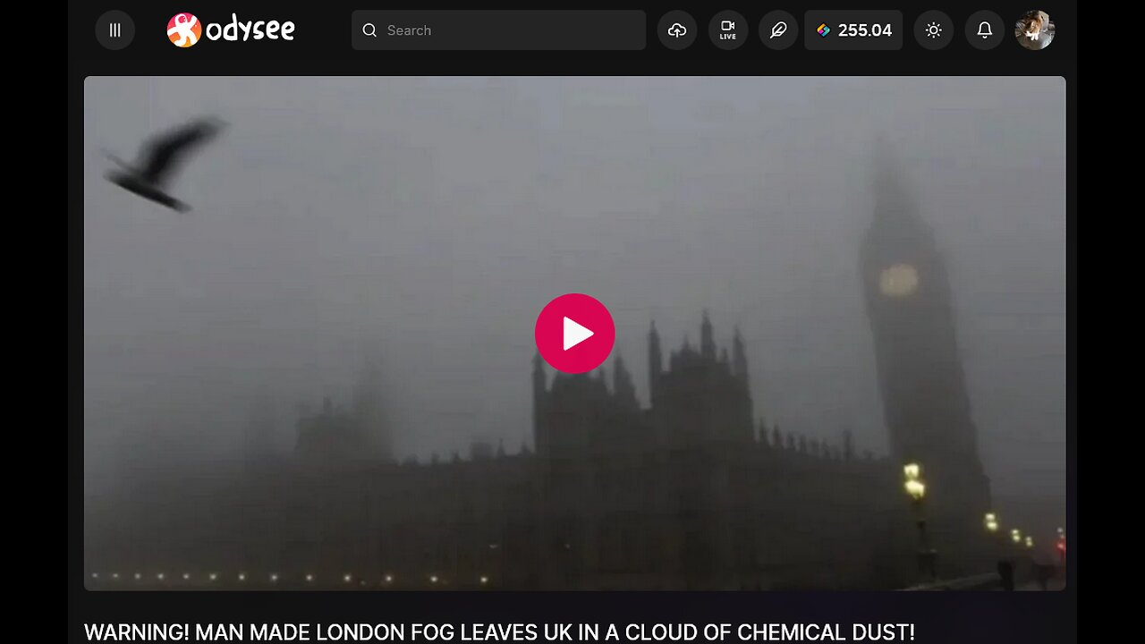 WARNING! MAN MADE LONDON FOG LEAVES UK IN A CLOUD OF CHEMICAL DUST!