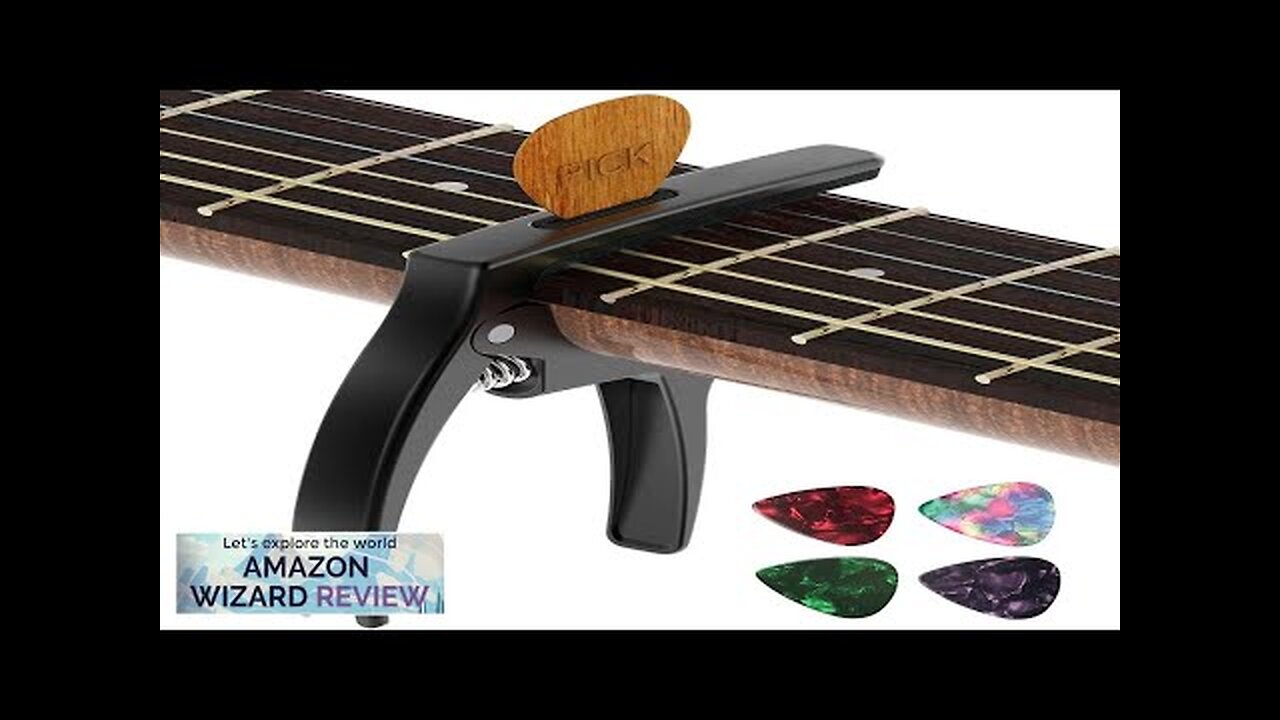 Guitar CapoTANMUS 3in1 Zinc Metal Capo for Acoustic and Electric Guitars (with Review