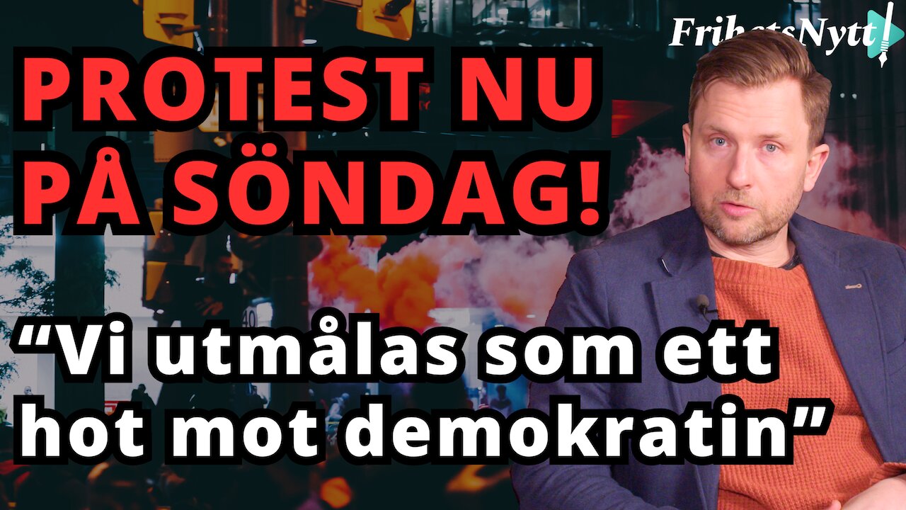 Andreas Sidkvist demonstrerar igen - "Vi måste börja prata om fred"