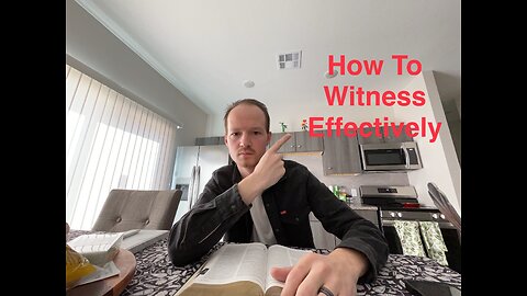 1 Kings 18:20-40 Teaches Us How To Witness Effectively