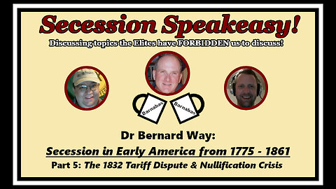 Secession in Early America 1775-1861: (5) The 1832 Tariff Dispute & Nullification Crisis