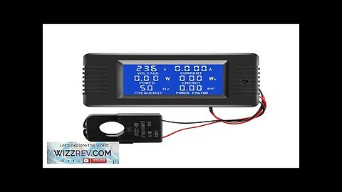 AC 100A Digital Multimeter Voltage Amperage Power Energy Monitor 80-260V LCD Display Review