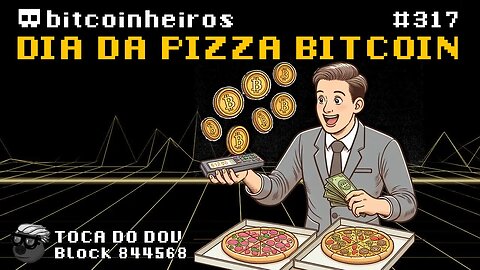 O dia em que o Bitcoin acabou em Pizza!