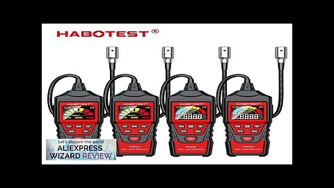 HABOTEST HT601 Gas Leak Detector Analyzer HT601A HT601B Sound & Screen Alarm Review