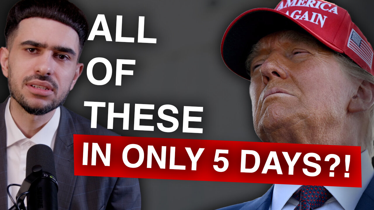 Trump Is REDEFINING ‘Presidential’ in Just 4 Days!