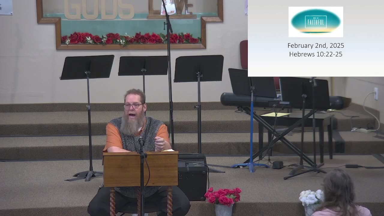 Sunday Sermon at Moose Creek Baptist Church, North Pole, AK, 2/2/2025