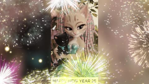 Happy New Year Song Catsgems