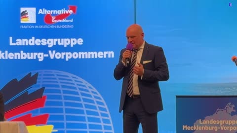 Pasewalk - einige Worte von Enrico Komning - Ankündigung Tino Chrupalla 08-01-2025