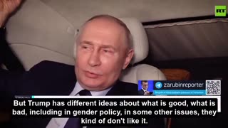 🇷🇺 🇺🇸 Russian President Putin says President Trump will "restore order quickly" in the US