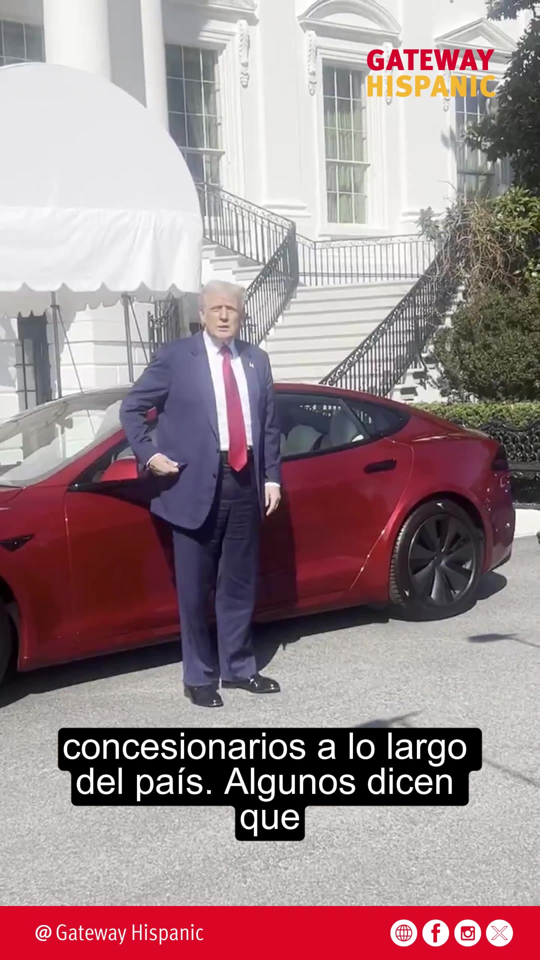 Donald Trump: "I will label attacks on Tesla factories as domestic terrorism"