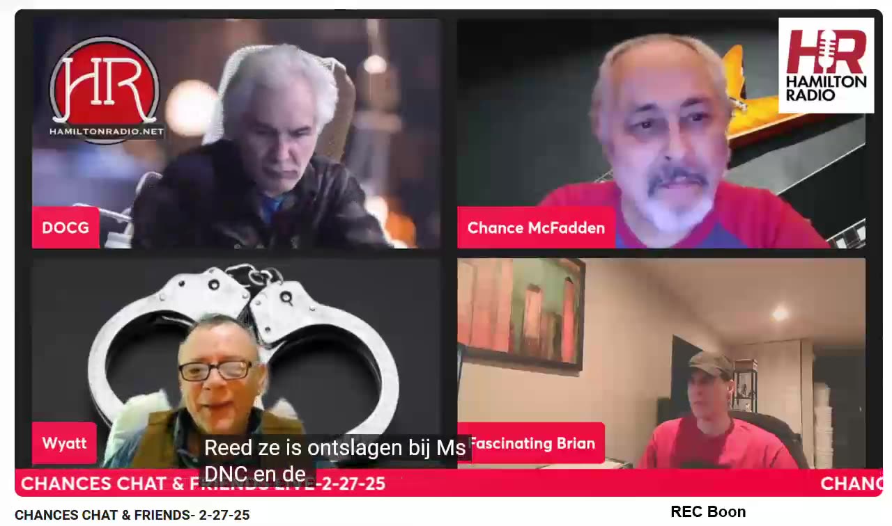 CHANCES CHAT & FRIENDS LIVE-2-27-25 Chance MC Fadden and Captain Marvel Junior