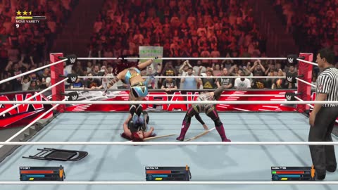 RAW Triple Threat Womens Match - WWE 2K24