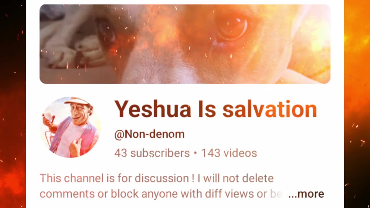 James AKA Yeshua is Salvation on YouTube