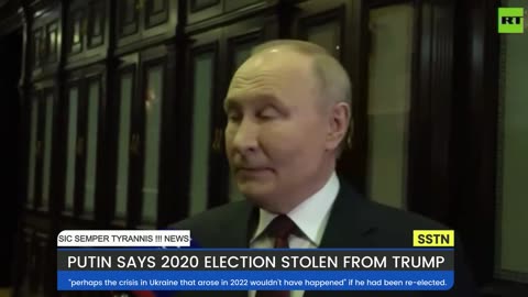 PUTIN: uKRAINE RUSSIA WAR PROBABLY WOULDN'T HAVE HAPPENED IF TRUMP WAS PRESIDENT IN 2020