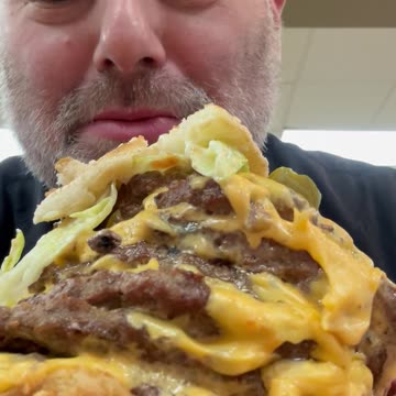 Apefather has a Craving! For The Huge Monster 7 Pattie Whopper at Burger King! OH!