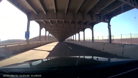 Southbound Over the Spuyten Duyvil Creek: A Driver's View of the Henry Hudson Bridge