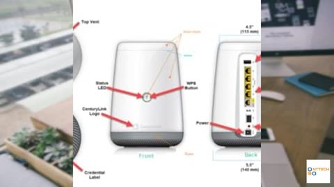 C4000BG CenturyLink Bonded Line Wi-Fi DSL Router