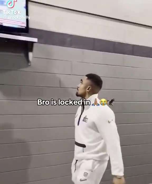 Jalen Hurts gets massively trolled showing his Super Bowl fumble on TV on way to locker room