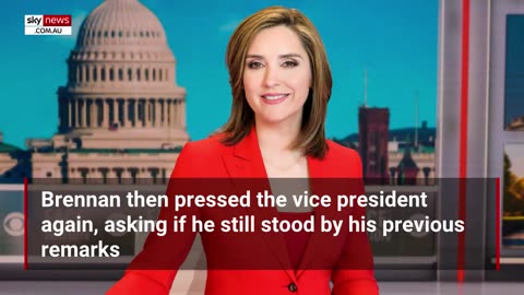 I don't really care': JD Vance blasts CBS reporter in first interview as vice president