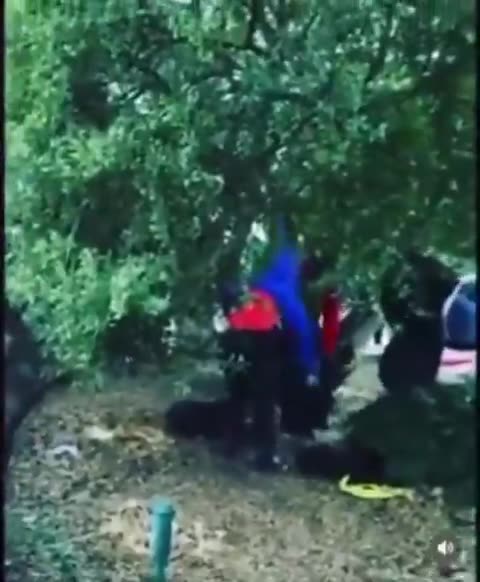 J6 people changing into Trump gear. paid agitators?