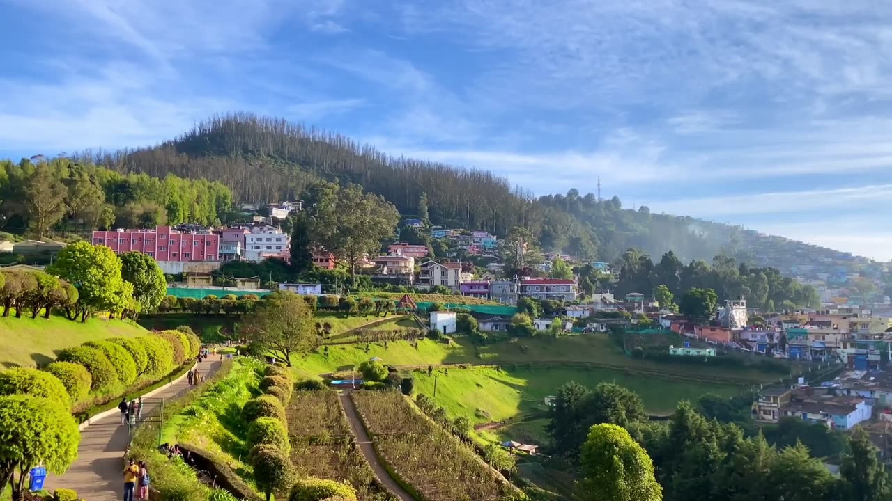 cinematic view of Ooty queen of hills 60fps