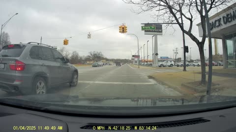 Random Driving In Dearborn, Dearborn Heights, And Garden City, Michigan, 1/4/25