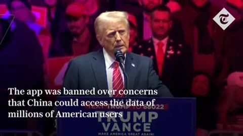 TikTok is back!’: Trump announces he will overturn ban at DC rally