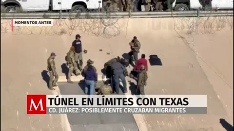 Localizan túnel sobre la frontera entre Ciudad Juárez y Texas