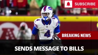 Key Bills Player Just Sent Them A Message