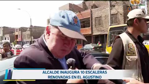 INAUGURAN RENOVACIÓN DE 10 ESCALERAS POR MUNICIPALIDAD DE LIMA Y EL AGUSTINO