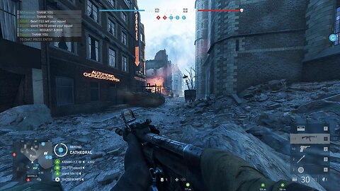 Urban war : Shooting battles in the street - Battlefield 5