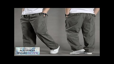 Men's Cargo Pants Summer Spring Cotton Work Wear New In Large Size Review