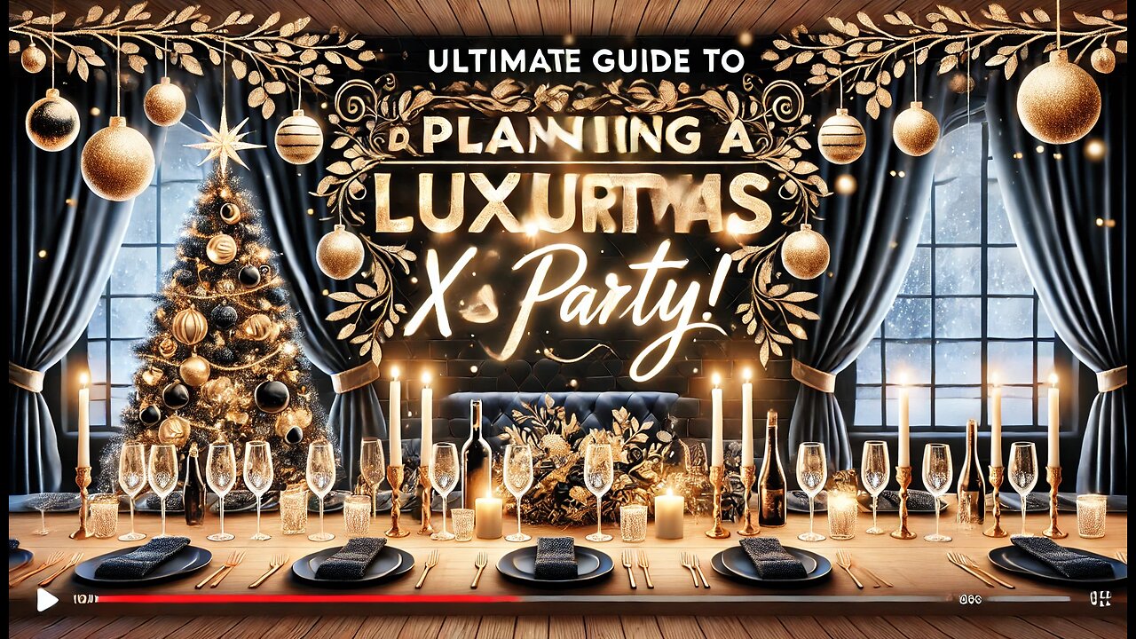 Ultimate Guide to Planning a Luxurious Xmas Party!