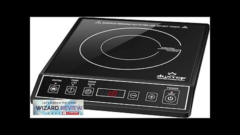 Duxtop 1800W Portable Induction Cooktop Countertop Burner Black 9100MC/BT-M20B Review