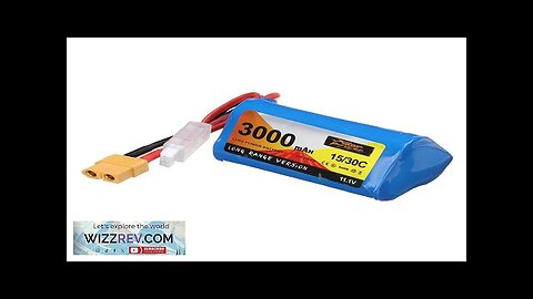 ZOP Power 11.1V 3000mAh 15/30C 3S Long Range Li-ion Battery XT60 Plug Review