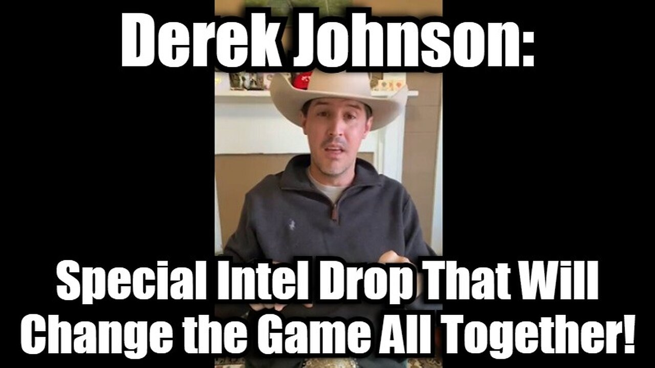 Derek Johnson: Special Intel Drop That Will Change the Game All Together!