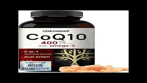 CoQ10 400mg with Omega 3 Fatty Acids 240* Capsules Stable High Review