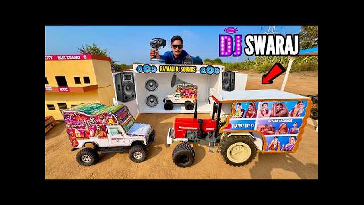 I Build RC Monster Swaraj 855 DJ Tractor - Chatpat toy TV