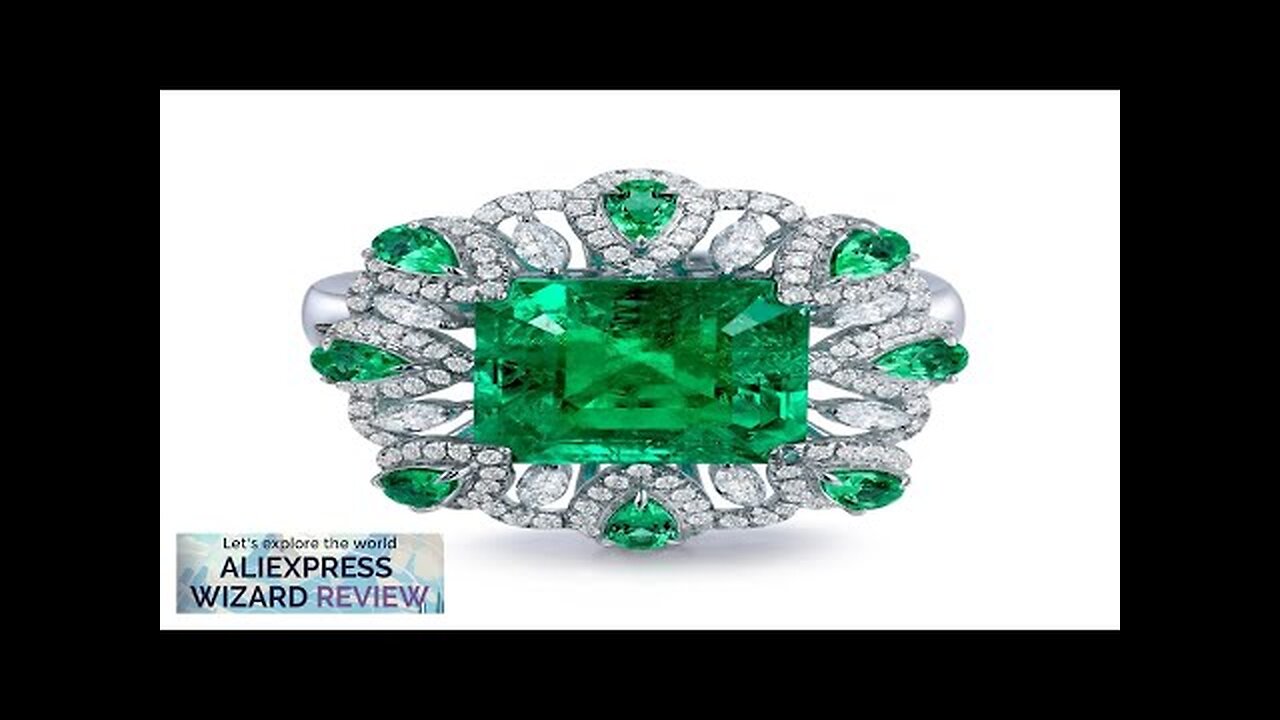 Pirmiana Customized Design 9k Gold White 5.0ct Cushion Cut Lab Grown Emerald Review