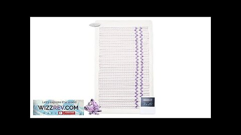 VEVOR Far Infrared Heating Pad Amethyst Gemstones Heat Mat with Timer 72" Review