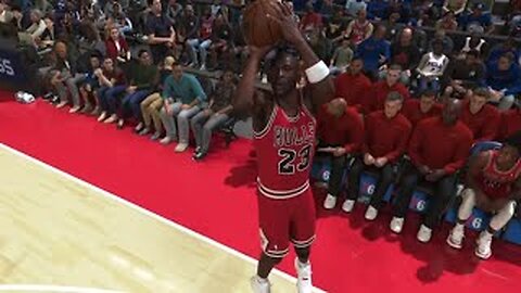 NBA2K25 MICHAEL JORDAN & THE BULLS VS PHILADELPHIA 76ERS!