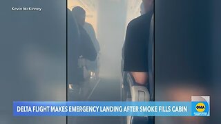 Delta flight makes emergency landing after smoke fills cabin