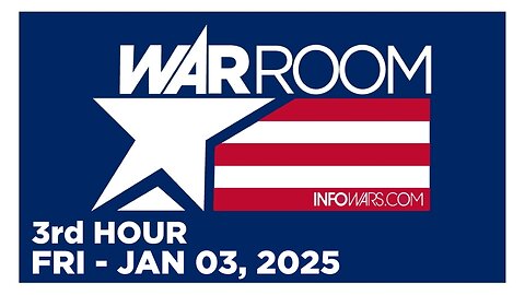 WAR ROOM [3 of 3] Friday 1/3/25 • IT'S GETTING EXPOSED, News, Calls, Reports & Analysis • Infowars